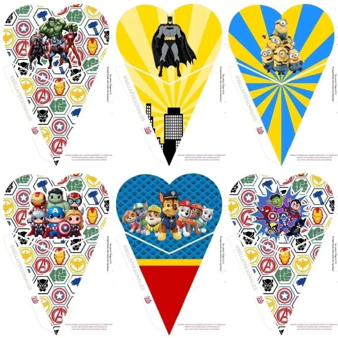 Kit Digital Cones Infantis 50 temas  6