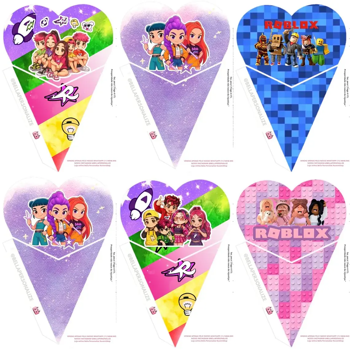 Kit Digital Cones Infantis 50 temas  8