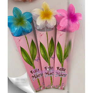 Arquivo Digital cone grande flor dia das mães PDF