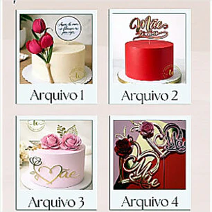 Arquivo 4 Topos de Bolo dia das Mães