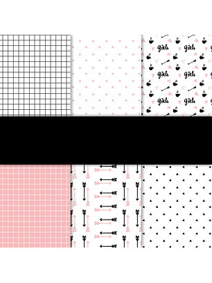 Kit Digital Cute Girls Digital Paper
