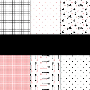 Kit Digital Cute Girls Digital Paper