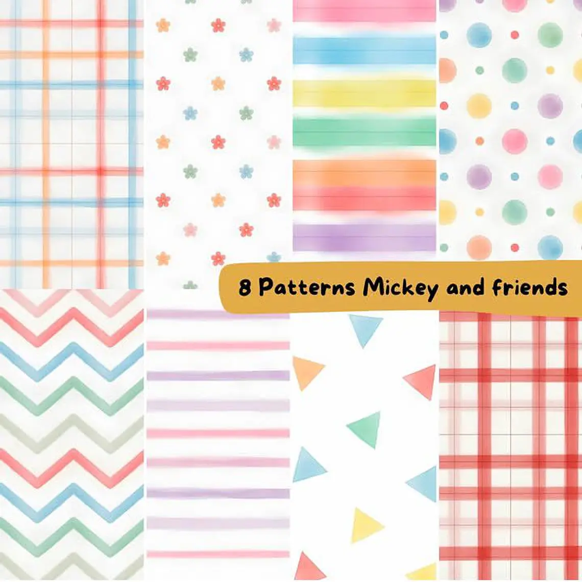 Kit Digital Mickey e Amigos 2