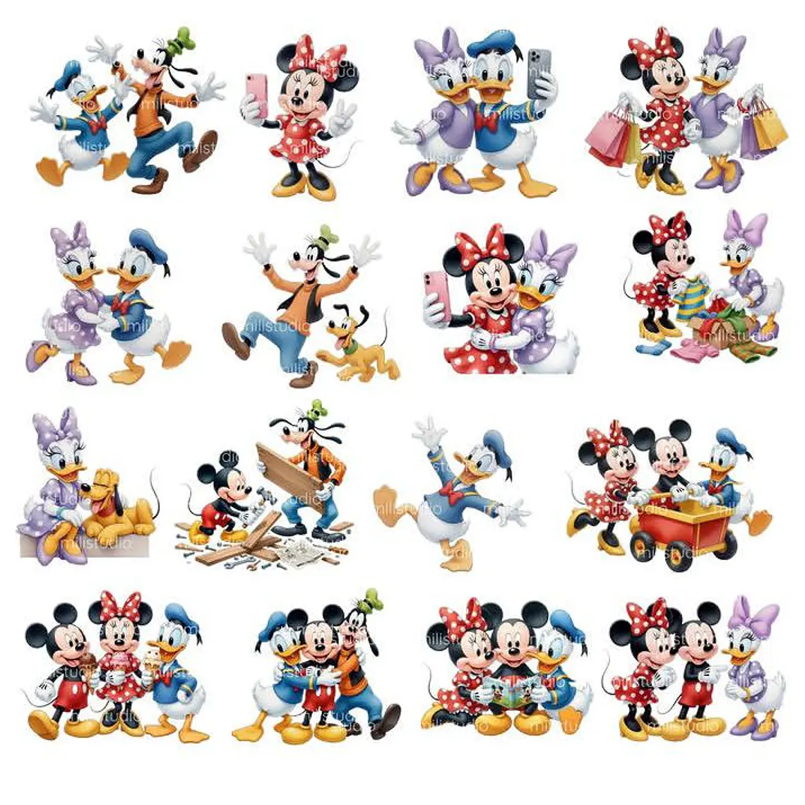 Kit Digital Mickey e Amigos 3