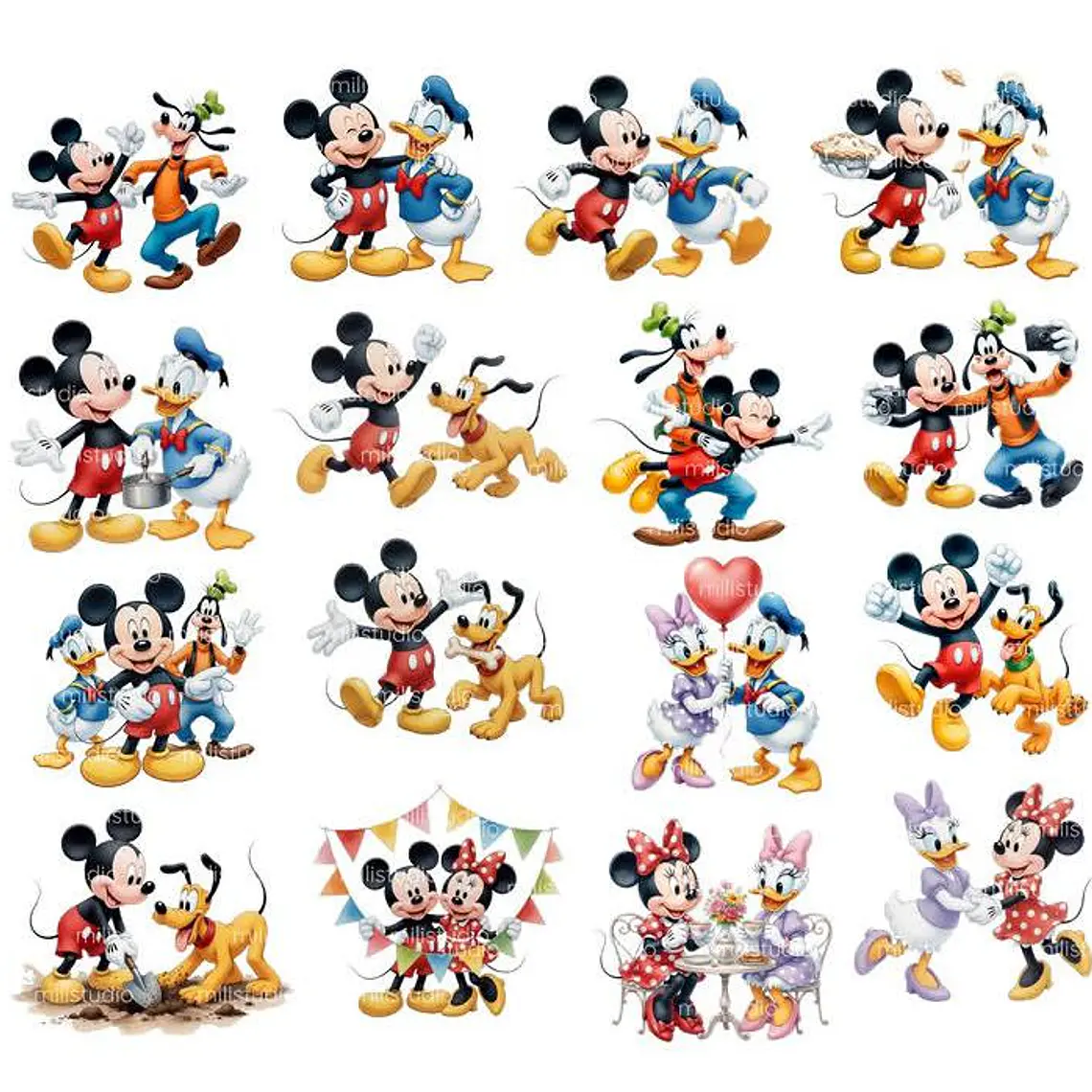 Kit Digital Mickey e Amigos 4
