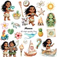 Kit Digital Moana - 85 itens - Thumbnail 1