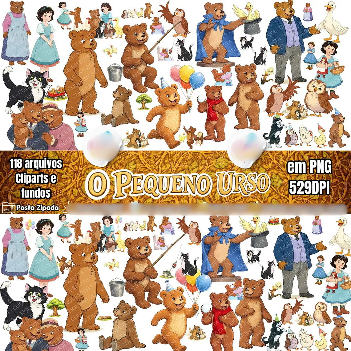 Kit Digital O Pequeno Urso 1