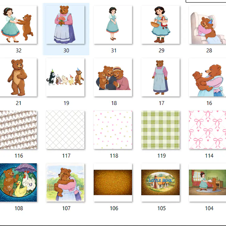 Kit Digital O Pequeno Urso 4