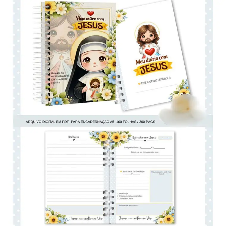 ARQUIVO CADERNO MEU DIÁRIO COM JESUS ( BASEADO NO DIÁRIO DE SANTA FAUSTINA ) 2