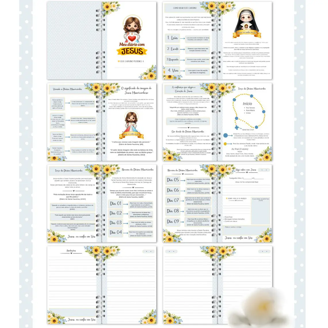ARQUIVO CADERNO MEU DIÁRIO COM JESUS ( BASEADO NO DIÁRIO DE SANTA FAUSTINA ) 3