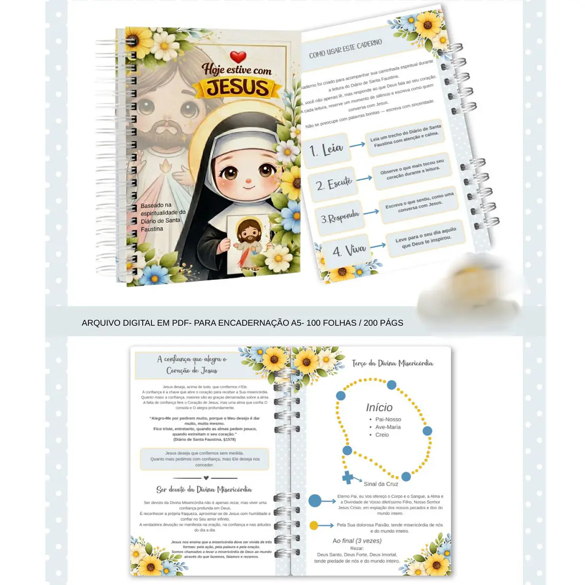 ARQUIVO CADERNO MEU DIÁRIO COM JESUS ( BASEADO NO DIÁRIO DE SANTA FAUSTINA ) 4