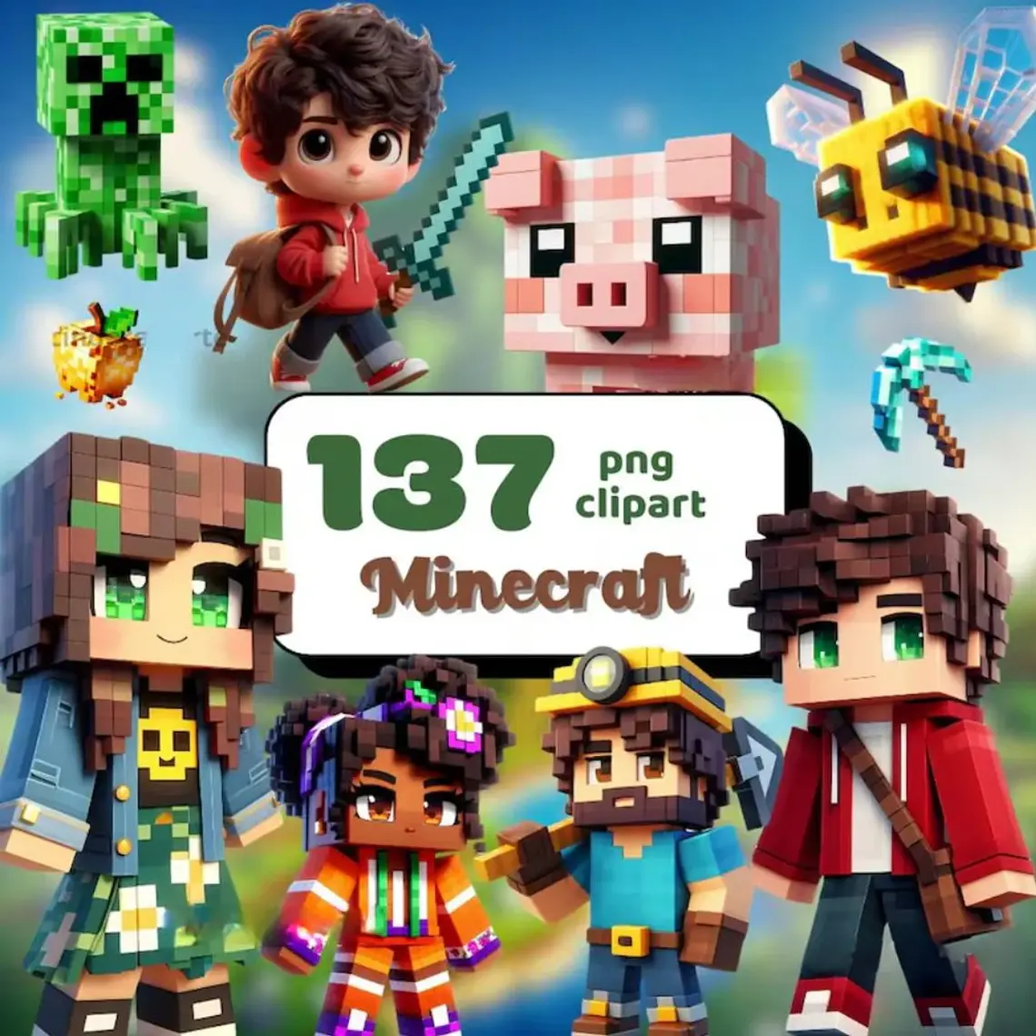 Kit Digital Minecraft 1
