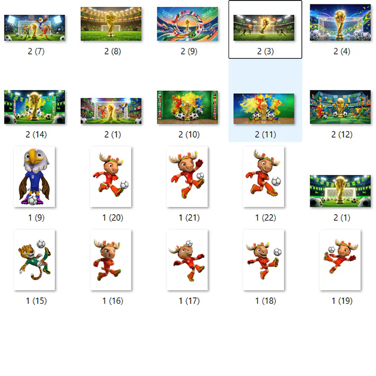 Kit Digital Mascotes da Copa 2