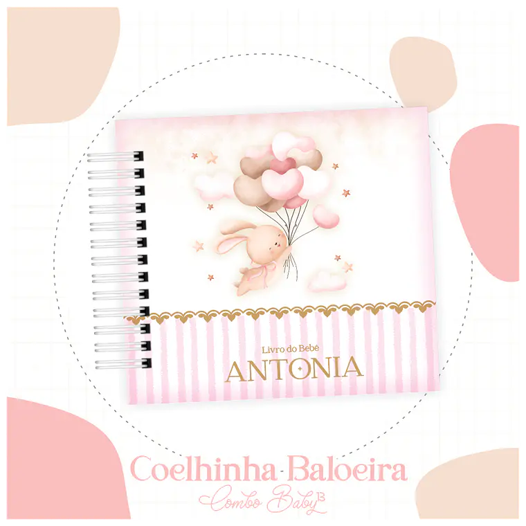 Arquivo Encadernação Baby Coelhinha Baloeira 4