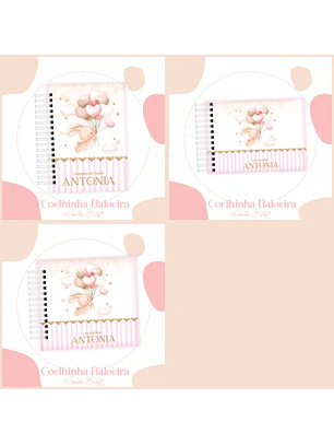 Arquivo Encadernação Baby Coelhinha Baloeira