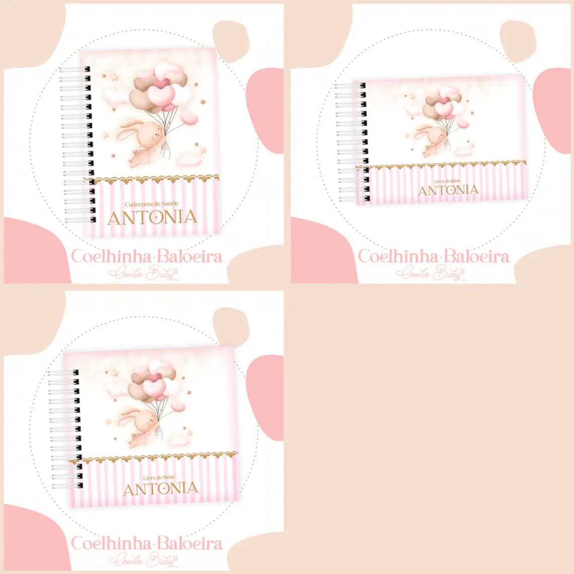 Arquivo Encadernação Baby Coelhinha Baloeira 1