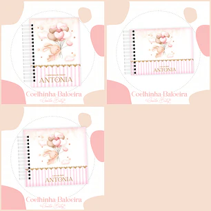 Arquivo Encadernação Baby Coelhinha Baloeira
