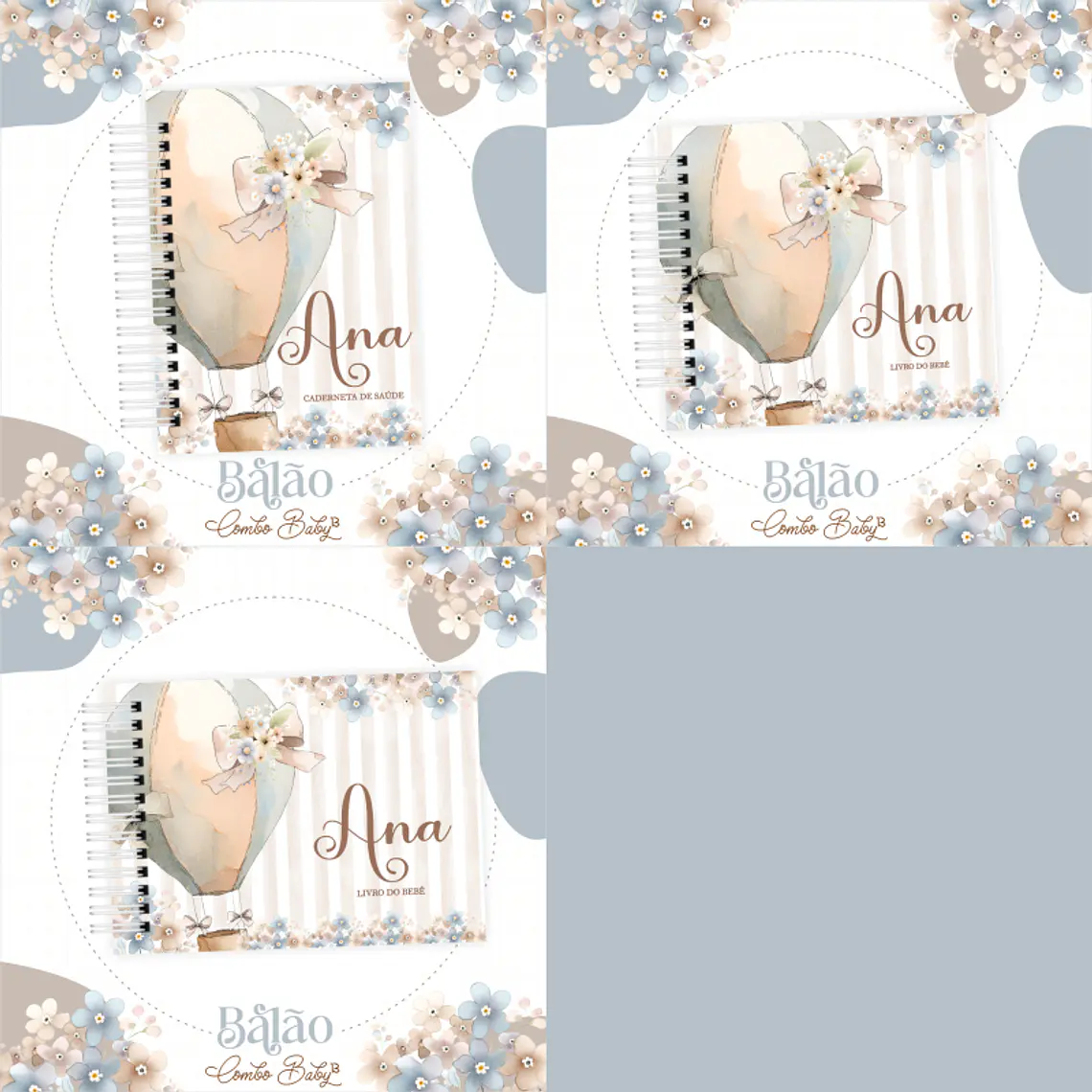 Arquivo Encadernação Baby Balão Menina 1