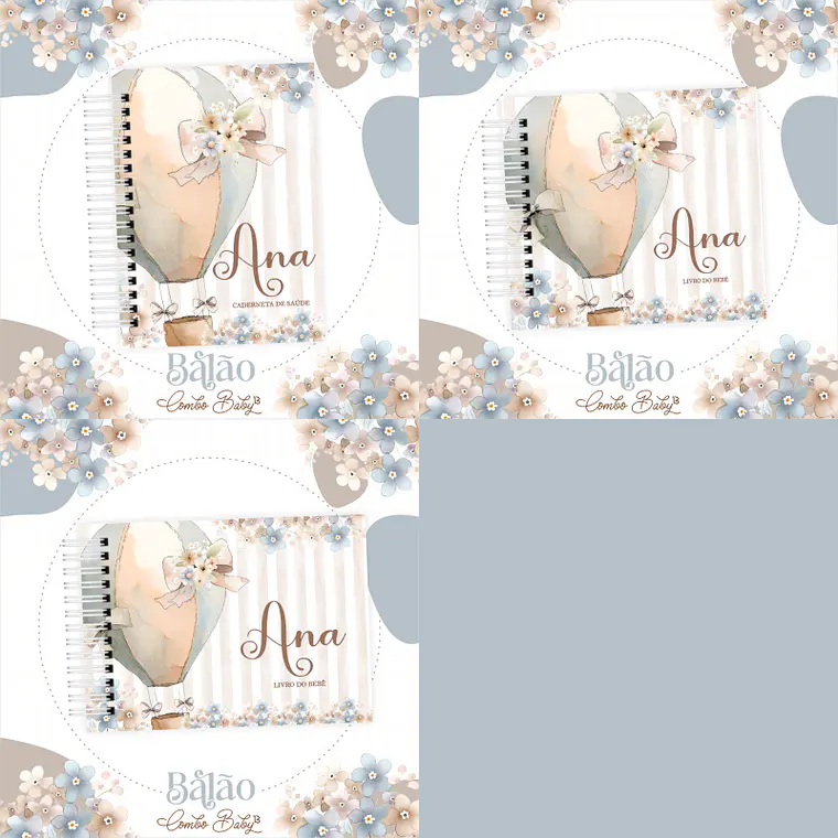 Arquivo Encadernação Baby Balão Menina 1