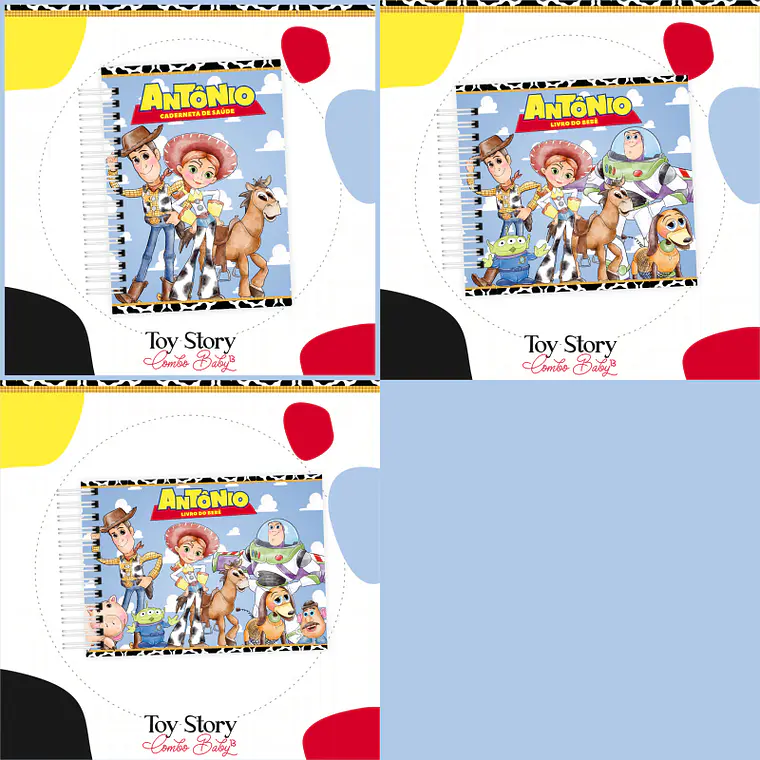 Arquivo Encadernação Baby Toy Story 1