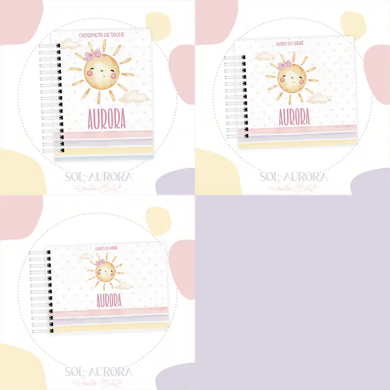 Arquivo Encadernação Baby Sol Aurora 1