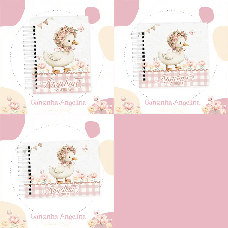 Arquivo Encadernação Baby Gansinha Angel 1
