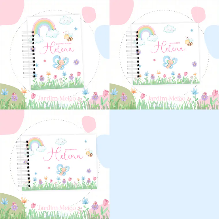 Arquivo Encadernação Baby Jardim Delicado 1