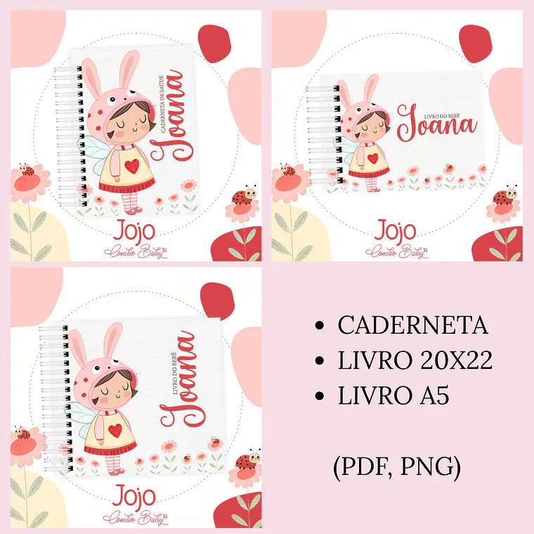 Arquivo Encadernação Baby Joaninha 1