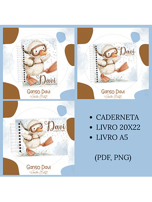 Arquivo Encadernação Baby Gansinho Davi