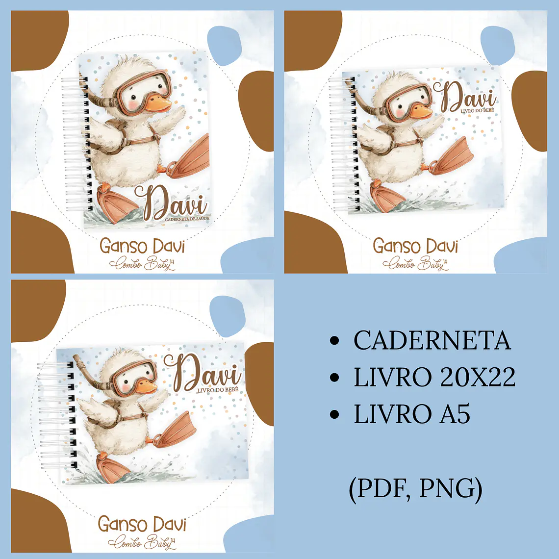 Arquivo Encadernação Baby Gansinho Davi 1
