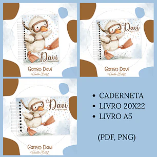 Arquivo Encadernação Baby Gansinho Davi