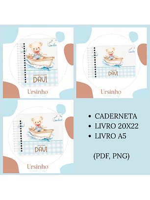 Arquivo Encadernação Baby Ursinho 