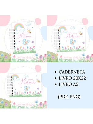 Arquivo Encadernação Baby Jardim Delicado