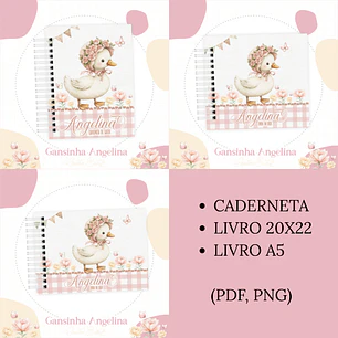 Arquivo Encadernação Baby Gansinha Angel