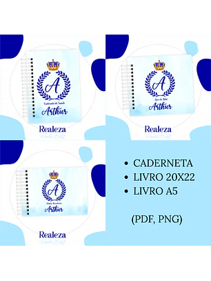 Arquivo Encadernação Baby Realeza