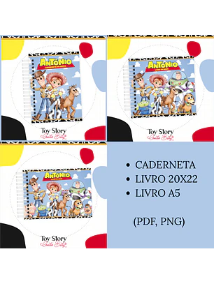 Arquivo Encadernação Baby Toy Story