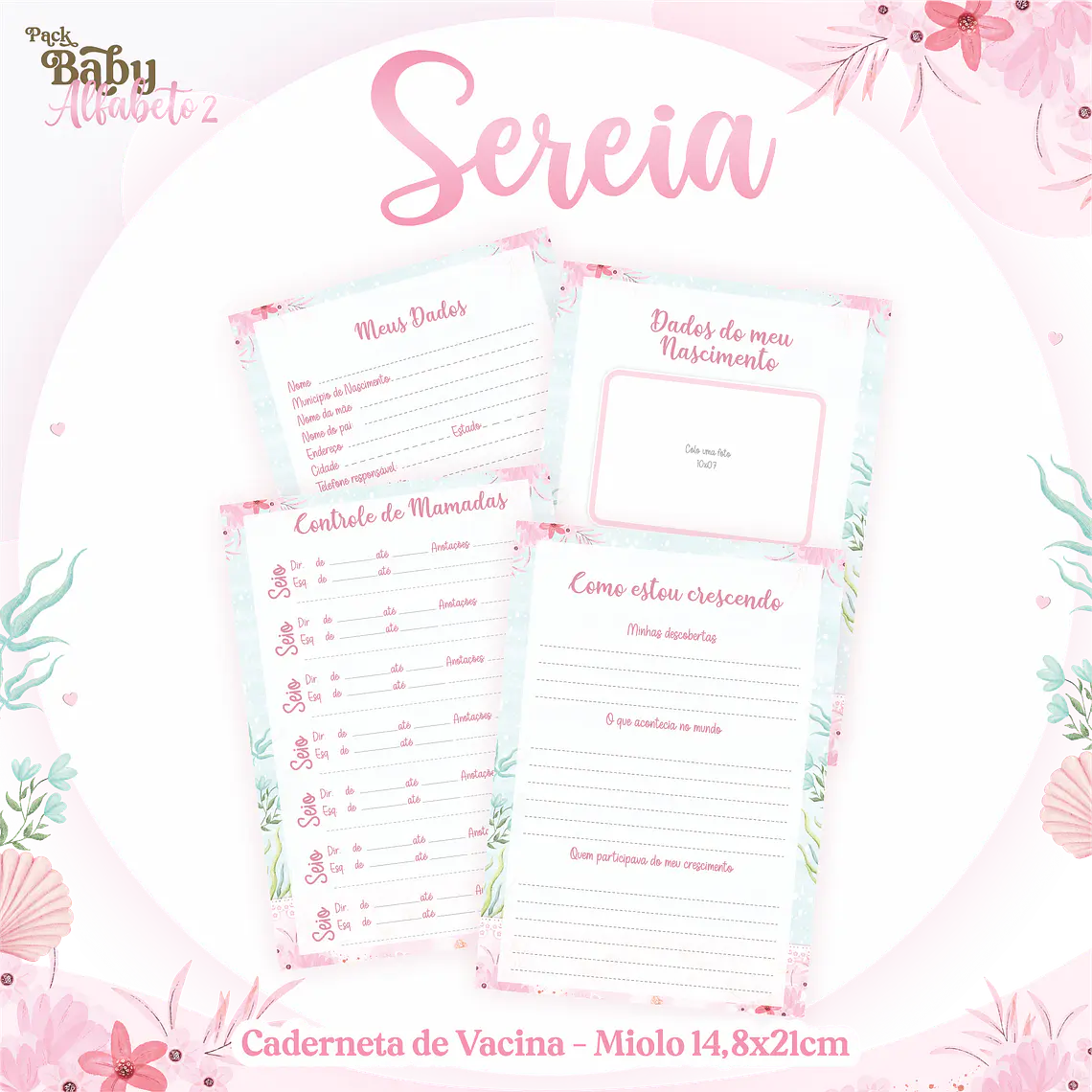 Arquivo Encadernação Baby Sereia 2