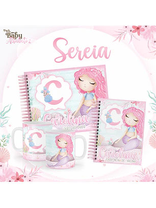 Arquivo Encadernação Baby Sereia