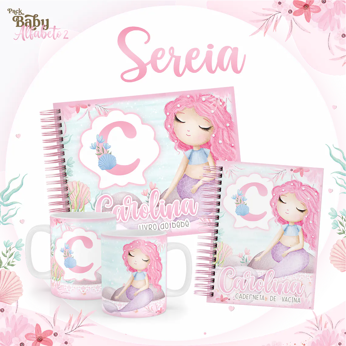 Arquivo Encadernação Baby Sereia 1