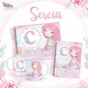 Arquivo Encadernação Baby Sereia