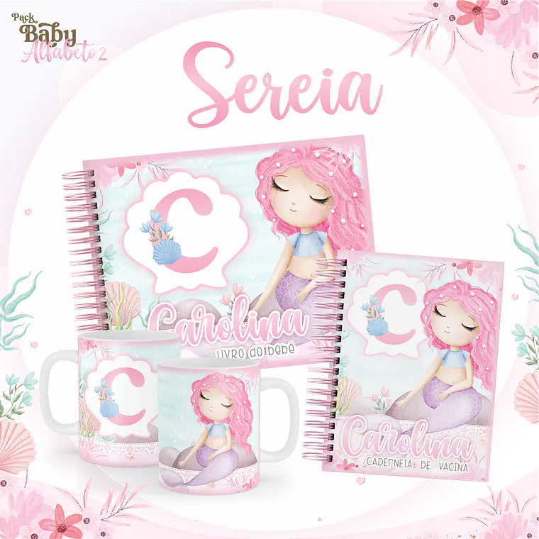 Arquivo Encadernação Baby Sereia 1