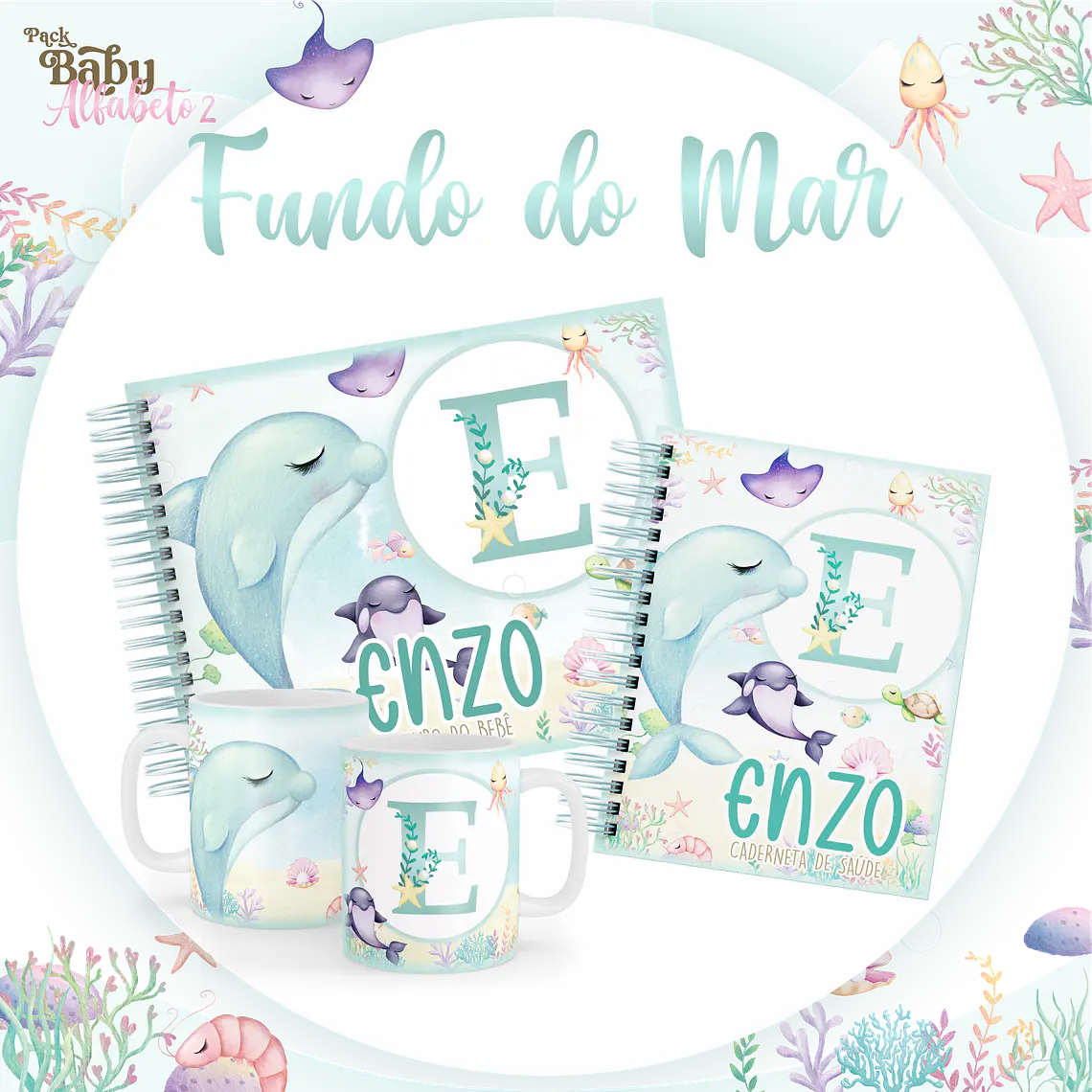 Arquivo Encadernação Baby Fundo do Mar 1