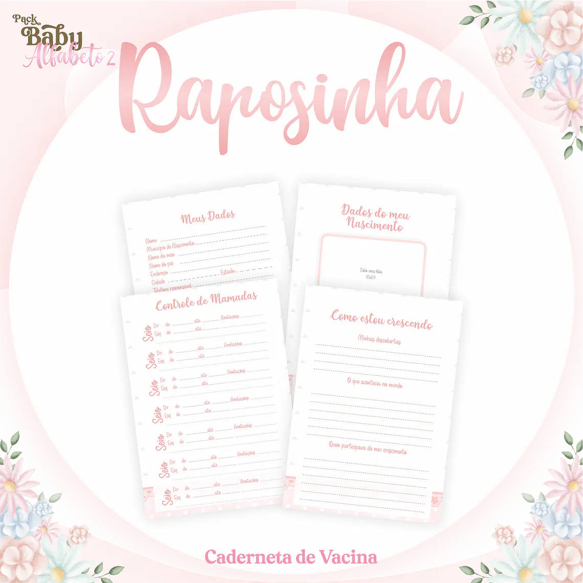 Arquivo Encadernação Baby Raposinha 3