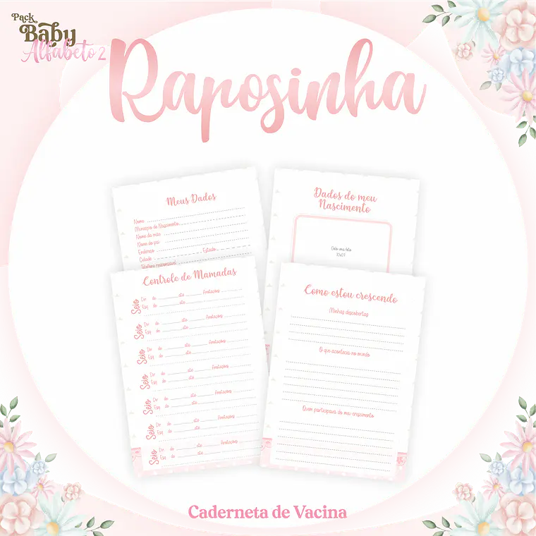 Arquivo Encadernação Baby Raposinha 3