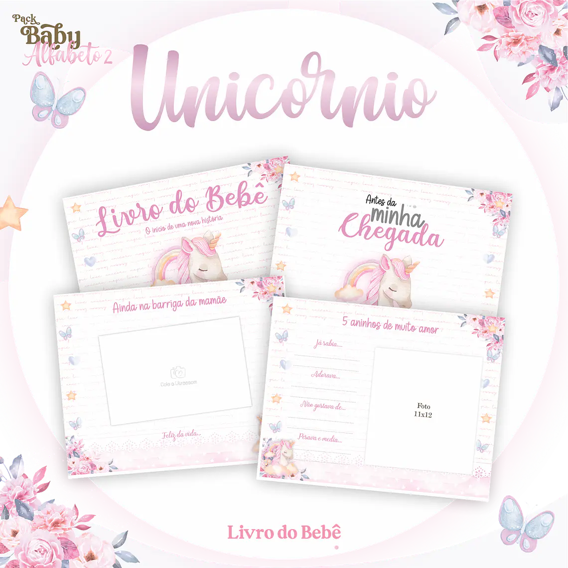 Arquivo Encadernação Baby Unicórnio 3