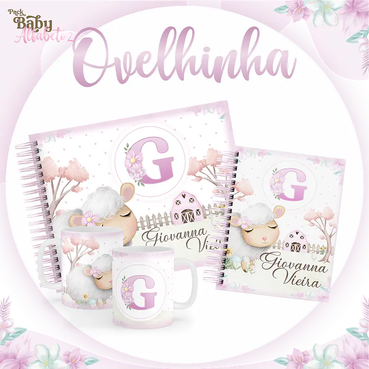 Arquivo Encadernação Baby Ovelhinha 1