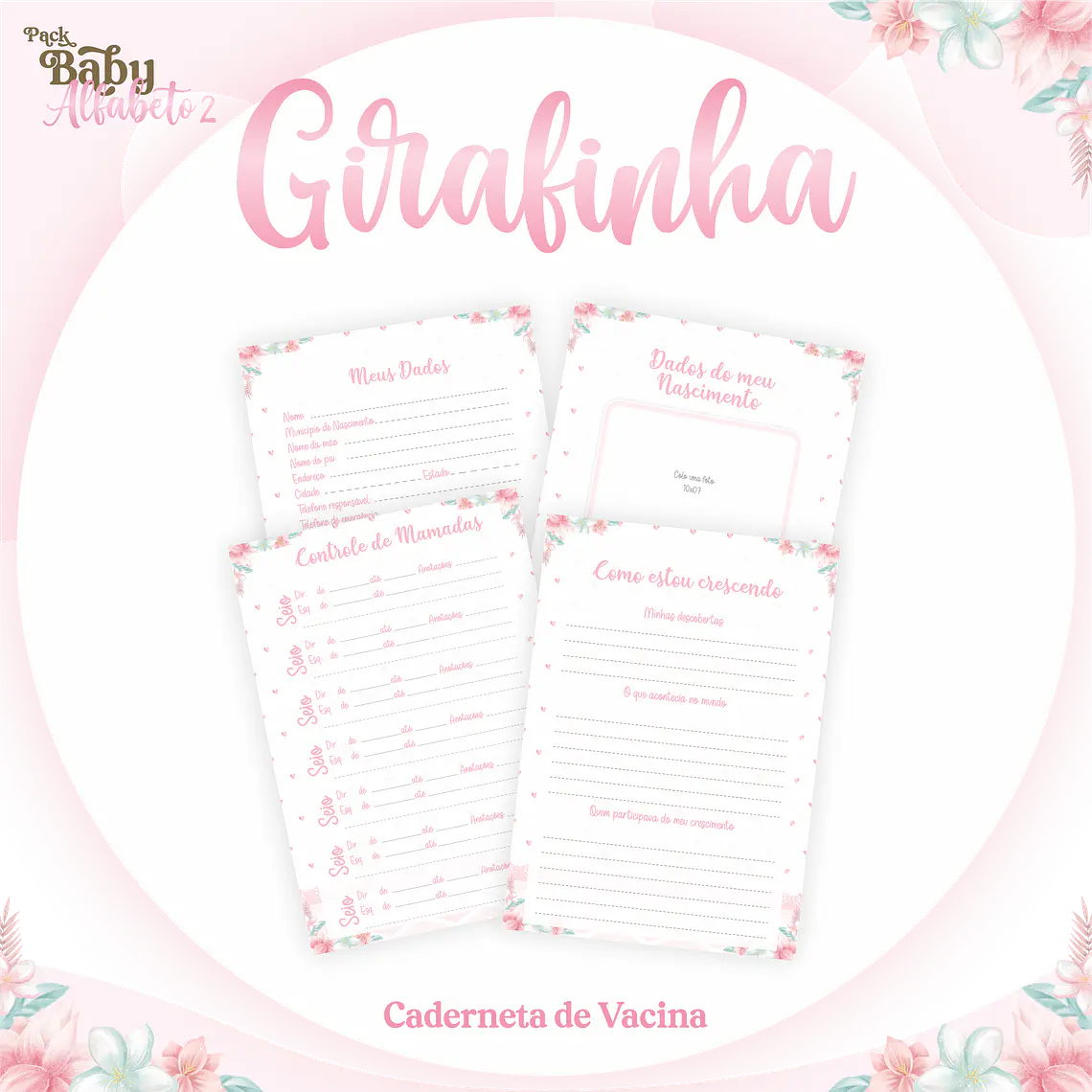 Arquivo Encadernação Baby Girafinha 3