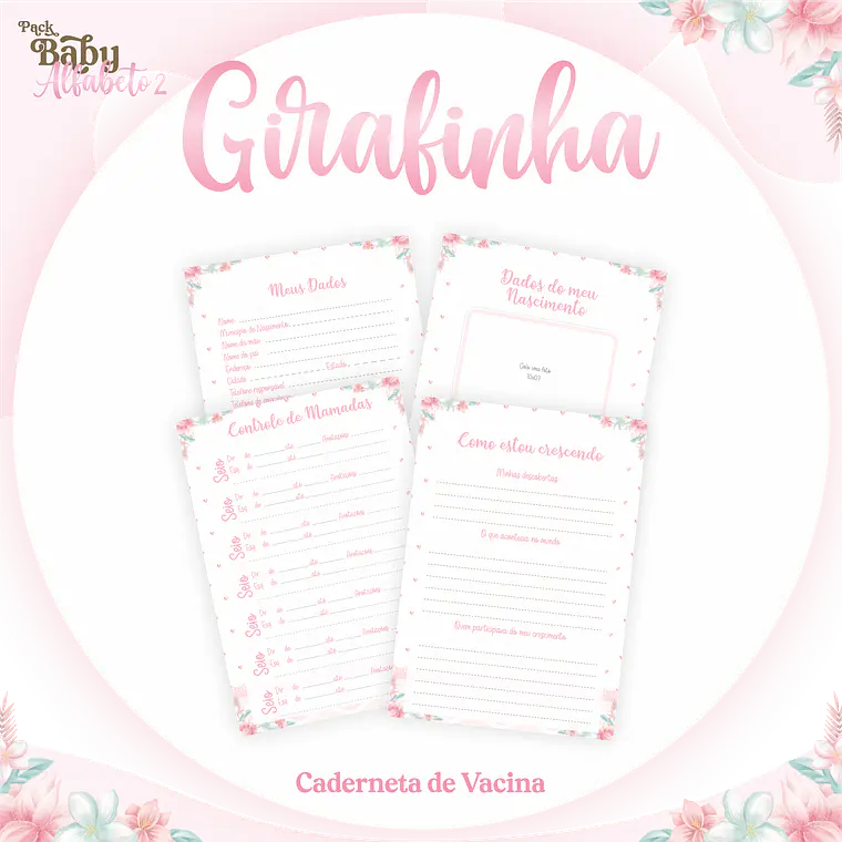 Arquivo Encadernação Baby Girafinha 3