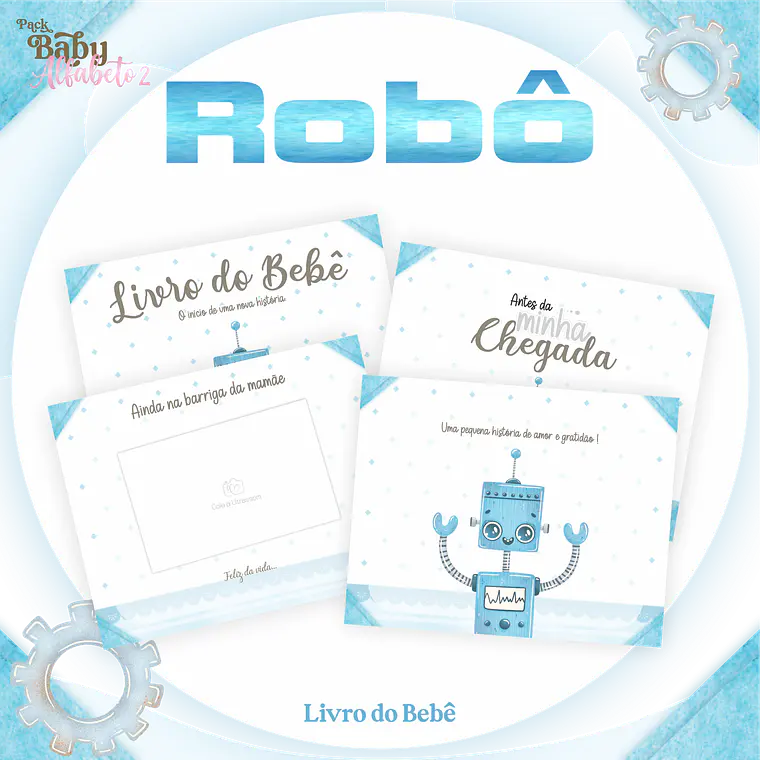 Arquivo Encadernação Baby Robô 3