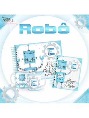 Arquivo Encadernação Baby Robô